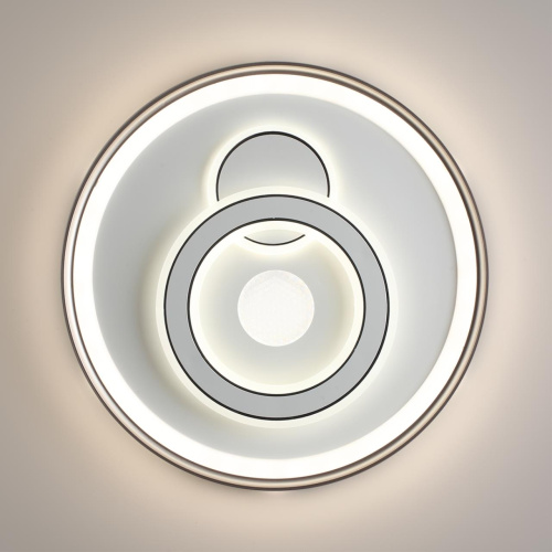 7787/85L PIKO LED SN 607 Светильник металл/белый/бронза LED 85Вт 3000-6500K D495 IP20 пульт ДУ GEMINI фото 2