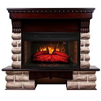 Электрокамин RealFlame Kansas 33/33W AO античный дуб с очагом Firespace 33W S IR