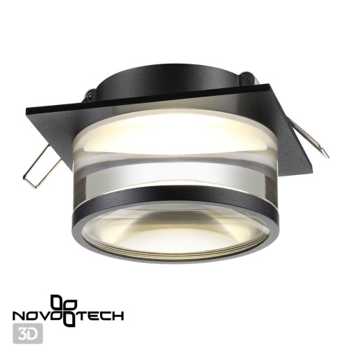 370916 SPOT NT22 582 черный Светильник встраиваемый IP20 GU10 9W 220V GEM 370916 SPOT NT22 582 черный Светильник встраиваемый IP20 GU10 9W 220V GEM
