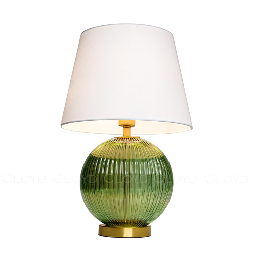 Настольная лампа Cloyd ZUCCHINI T1 / выс. 54 см - латунь - зелен. стекло (арт.30116) фото 2 Настольная лампа Cloyd ZUCCHINI T1 / выс. 54 см - латунь - зелен. стекло (арт.30116) фото 2