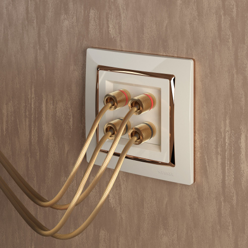 Акустическая розетка (слоновая кость) W1185003 фото 3 Акустическая розетка (слоновая кость) W1185003 фото 3