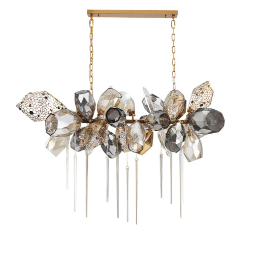 Люстра 8898P/BS gold/smoky Люстра 8898P/BS gold/smoky