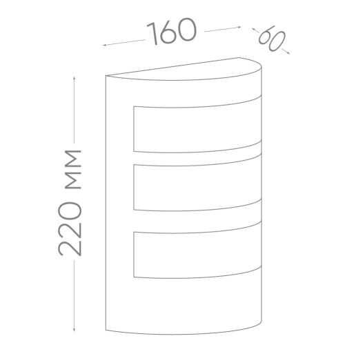 Светильник уличный Feron DH017, на стену, E27 230V, сталь фото 4
