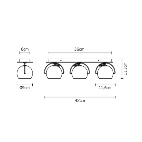 Настенный/Потолочный светильник D57G2115 фото 2 Настенный/Потолочный светильник D57G2115 фото 2
