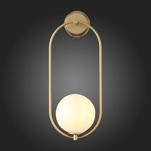 SL1118.201.01 Светильник настенный ST-Luce Золотистый/Белый E14 1*40W PENOLO фото 6