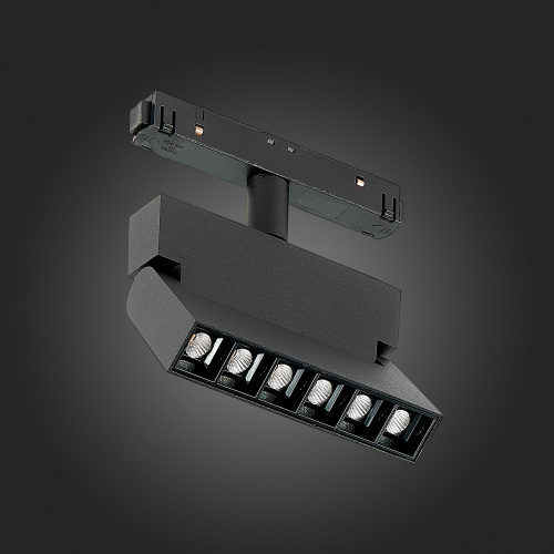 ST362.436.06 Магнитный трековый светильник Черный LED 1*6W 3000K 532Lm Ra>80 36° IP20 L120xW22xH134 SKYLINE 48 фото 9