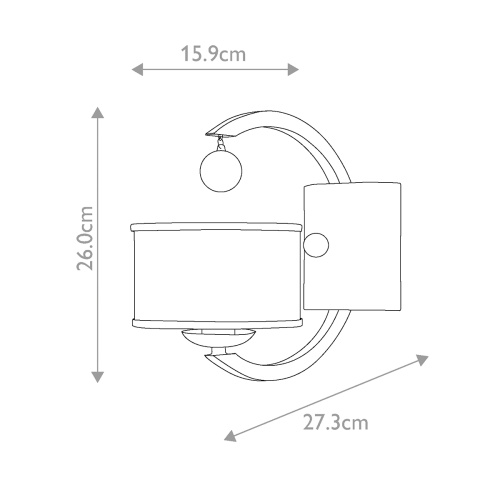 Бра Hinkely Lighting, Арт. HK-MONACO1 фото 2