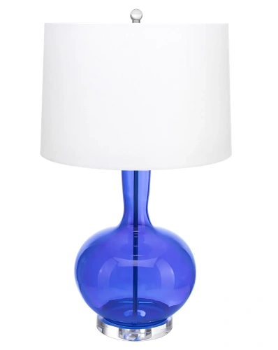 Синяя настольная лампа "Эверли"