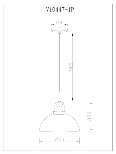 Светильник подвесной Moderli V10447-1P Ravenna фото 2