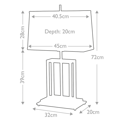 Настольная лампа Elstead Lighting, Арт. ATLAS-TL фото 3