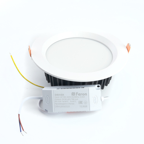 Светодиодный светильник Feron AL253 встраиваемый 30W 4000K белый серия MarketBright фото 5