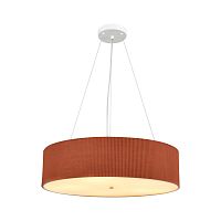 8329/5 MODERNI LN26 184 кирпичный/белый, металл/текстиль/пластик Потолочный светильник E27 LED 5*10W 220V GOFERA