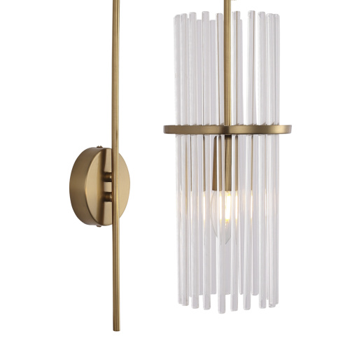 SL6145.301.01 Светильник настенный ST-Luce латунь/прозрачный E14 1*40W TASSE фото 3