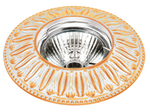 Точечный светильник MOLISE GU5.3 001 WH/GD