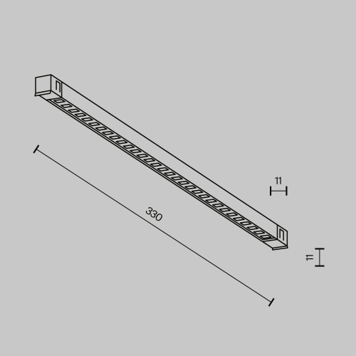 Трековый светильник Technical TR241-2-6W4K-B фото 2