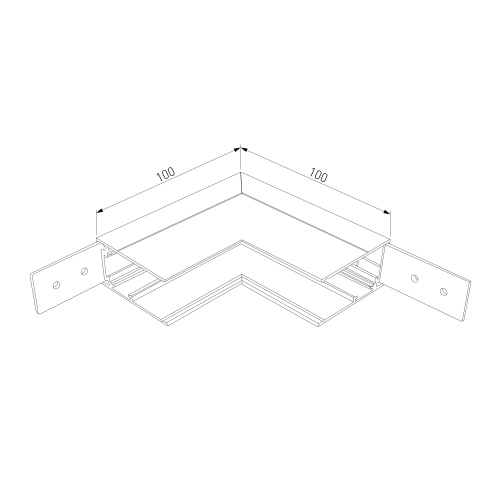 Slim Magnetic Коннектор угловой внутренний для накладного шинопровода черный 85091/00 85091/00 фото 4 Slim Magnetic Коннектор угловой внутренний для накладного шинопровода черный 85091/00 85091/00 фото 4