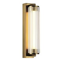 Уценка SL6224.301.01 Светильник настенный ST-Luce Латунь/Прозрачный LED 1*8W 4000K BAMBOO