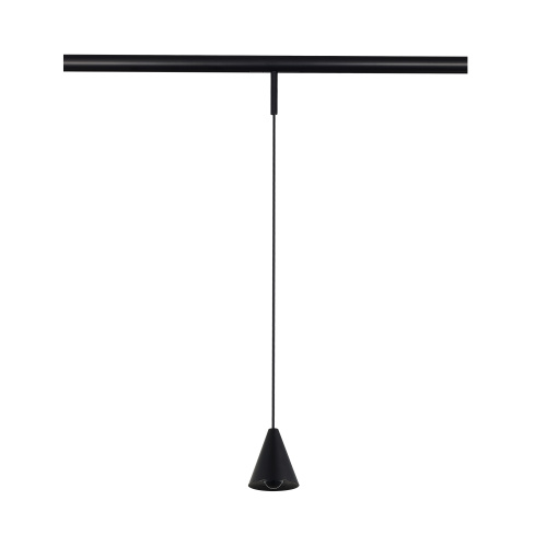 ST689.436.05 Магнитный трековый светильник Черный LED 1*5W 3000K Lm Ra>90 40° IP20 D80xH98 24V SUPER5 фото 4