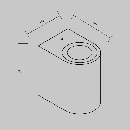 Уличный настенный светильник Outdoor O044WL-01B фото 9
