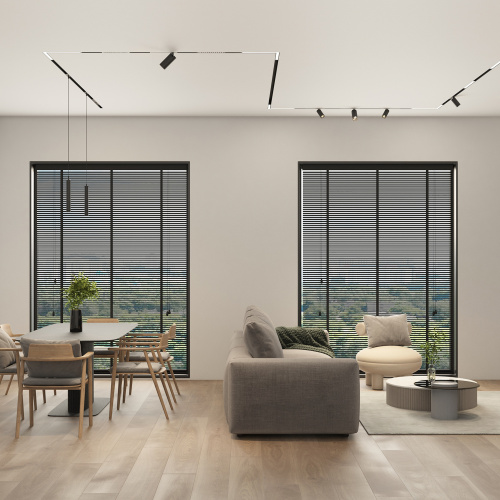 DK8114-BK Угловой светильник SIMPLE LINEAR 18W 3000K, черный фото 2