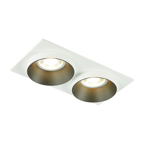 ST206.528.02 Св-к встр. Белый GU10 2*50W  IP20 L175xW92xH38 220V Без ламп Встраиваемые светильники фото 2