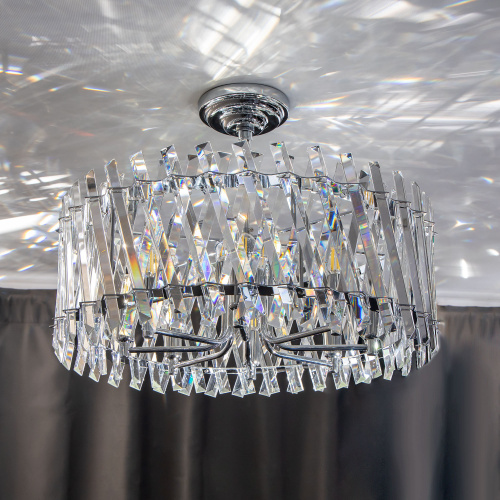 Citilux Ингвар CL334281 Люстра подвесная хрустальная Хром фото 6 Citilux Ингвар CL334281 Люстра подвесная хрустальная Хром фото 6