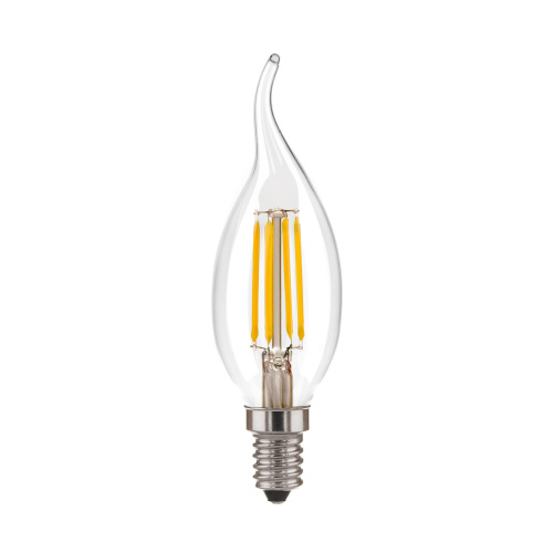 Филаментная светодиодная лампа Dimmable "Свеча на ветру" CW35 5W 4200K E14 BLE1424 фото 2