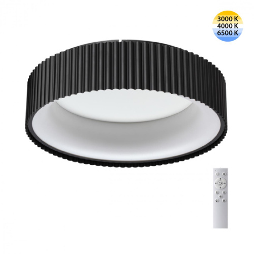 7712/56L AVRA LED SN 574 Светильник металл/акрил/белый/черный LED 56Вт 3000-6500К D460 IP20 пульт ДУ SHARMEL 7712/56L AVRA LED SN 574 Светильник металл/акрил/белый/черный LED 56Вт 3000-6500К D460 IP20 пульт ДУ SHARMEL