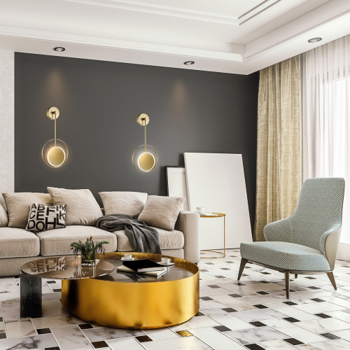 Настенный светильник Escada 10206/SG LED*7W Gold фото 3