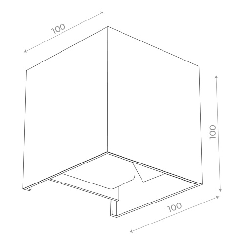 SL560.401.02 Светильник уличный настенный ST-Luce Черный/Черный LED 2*3W 4000K STAFFA фото 10