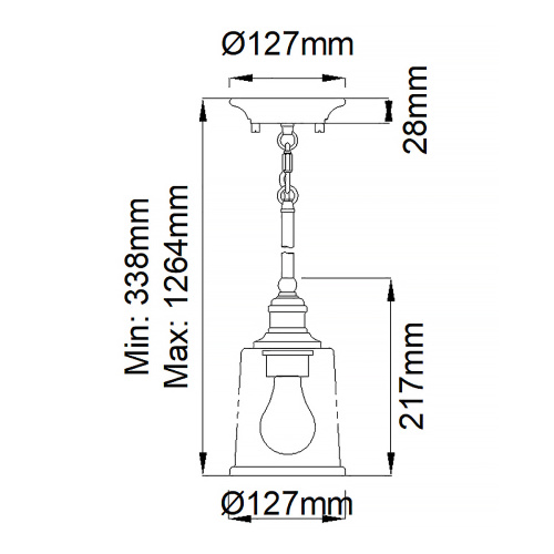 Подвесной светильник Kichler KL-WAVERLY-MP-CLP фото 6