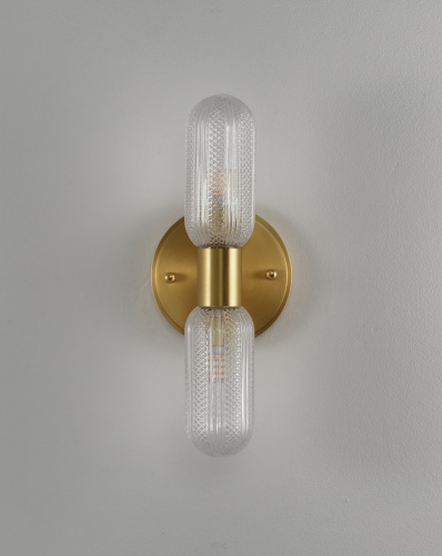 Светильник настенный Moderli V11018-2W Brass фото 3 Светильник настенный Moderli V11018-2W Brass фото 3