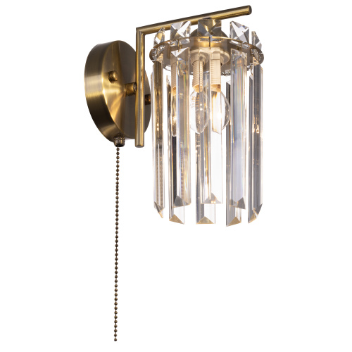Citilux AXIS CL313413 Бра хрустальное с выключателем Бронза фото 6 Citilux AXIS CL313413 Бра хрустальное с выключателем Бронза фото 6