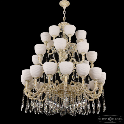 Люстра с хрустальными подвесками AL79101/16+8+8/300/3d A WMG P1 U Wave Bohemia Ivele Crystal (Богемия Ивеле Кристалл) фото 3