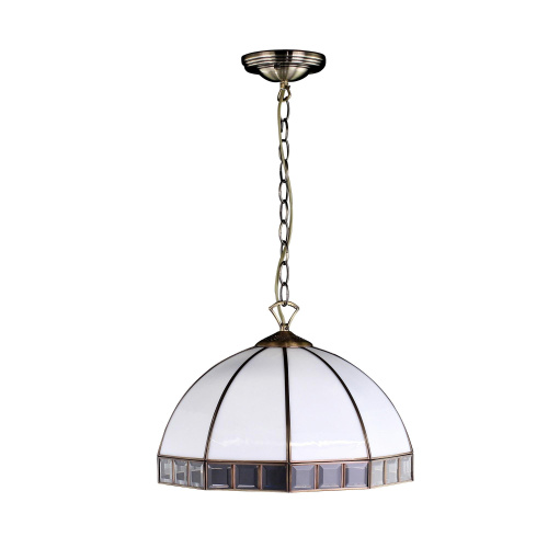 Citilux Шербург-1 CL440132 Люстра витражная подвесная Бронза Citilux Шербург-1 CL440132 Люстра витражная подвесная Бронза