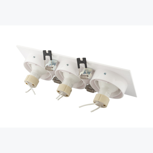 DK3023-WH Встраиваемый светильник, IP 20, 10 Вт, GU5.3, LED, белый, пластик фото 2