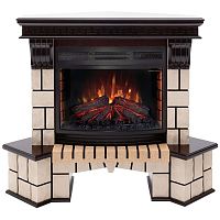 Электрокамин RealFlame Stone Coner AO античный дуб с очагом Firefield 25 S IR