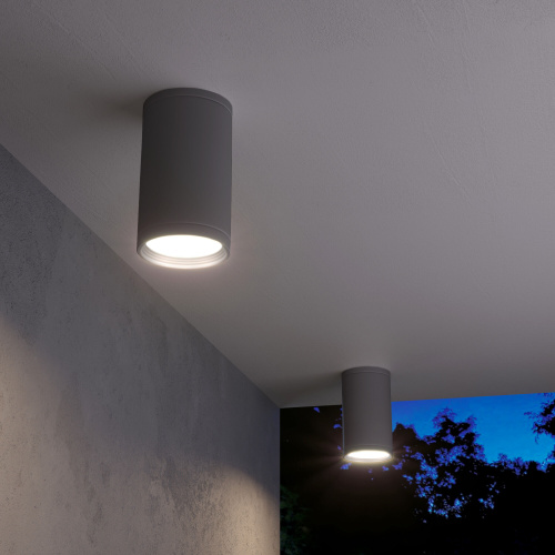 Уличный потолочный светильник Light IP65 35128/H серый фото 2