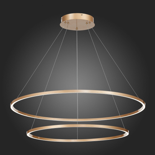 ST605.243.91 Светильник подвесной ST-Luce Золотистый/Белый LED 1*91W 4000K Подвесные светильники фото 4