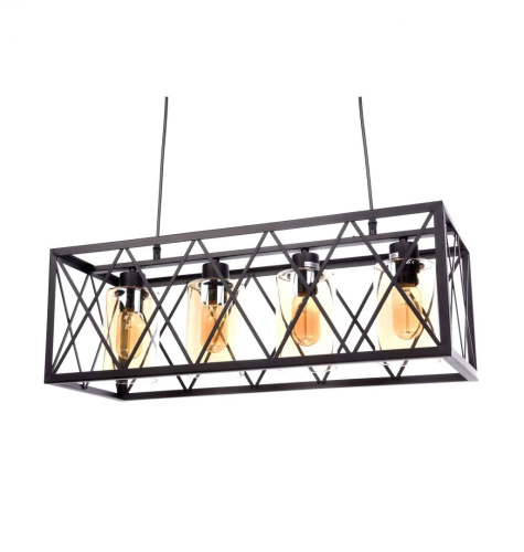 Подвесной светильник Lumina Deco Nortis LDP 11535-4 BK фото 4