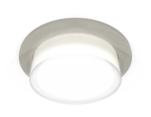 Комплект встраиваемого светильника Ambrella light Techno Spot XC7623040 SGR/FR/CL серый песок/белый матовый/прозрачный (C7623, N7160)