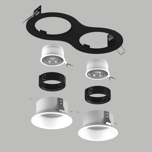 D6270606BMOD Светильник DOMINO ROUND под LED модуль/лампу МR16 (214627+214606+214606+214007+214007) фото 2 D6270606BMOD Светильник DOMINO ROUND под LED модуль/лампу МR16 (214627+214606+214606+214007+214007) фото 2
