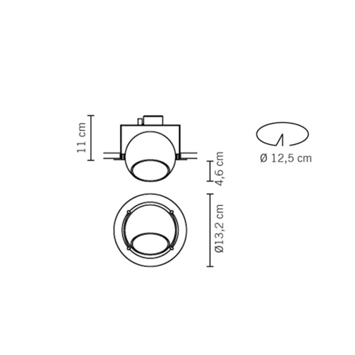 Встраиваемый светильник D57F0131 фото 3