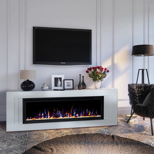 Электрокамин RealFlame Stockholm 50 WT белый с очагом Saphir 50 фото 6 Электрокамин RealFlame Stockholm 50 WT белый с очагом Saphir 50 фото 6