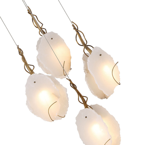 Подвесной светильник RP168421-4 matt gold bronze фото 3