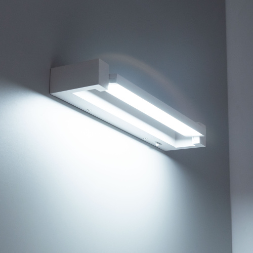 Citilux Визор CL708240N LED Настенная подсветка с выключателем Белая фото 7 Citilux Визор CL708240N LED Настенная подсветка с выключателем Белая фото 7