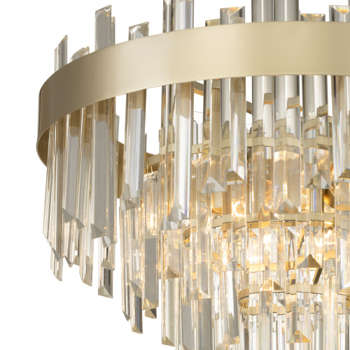 Citilux Лаура CL301262 Люстра хрустальная подвесная Шампань фото 5 Citilux Лаура CL301262 Люстра хрустальная подвесная Шампань фото 5