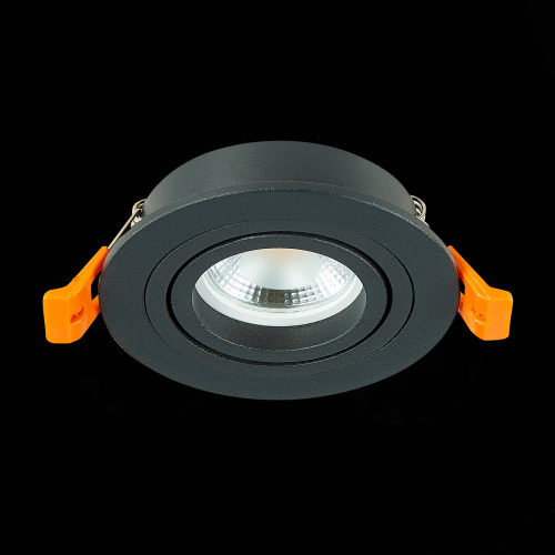 ST251.418.01 Св-к встр. Черный GU10 1*50W  IP20 L90xW90xH27 220V Без ламп Встраиваемые светильники фото 7