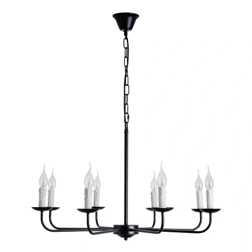 Подвесная люстра Arte Lamp GRAFF A1857LM-8BK Подвесная люстра Arte Lamp GRAFF A1857LM-8BK