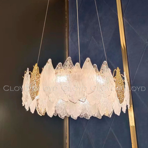 Люстра Cloyd SENEGAL-B C8 / Ø60 см - с золотыми листьями - золото (арт.10434) фото 2 Люстра Cloyd SENEGAL-B C8 / Ø60 см - с золотыми листьями - золото (арт.10434) фото 2